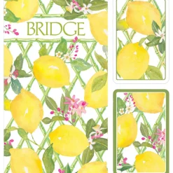 Limoncello Bridge Gift Sets - 2 Playing Card Decks & 2 Score Pads