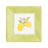 Limoncello Square Salad & Dessert Plates - 8 Per Package
