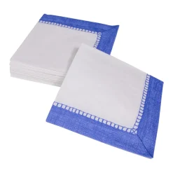 Linen Blue Napkin Cocktail - 20 count