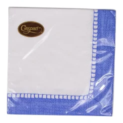Linen Blue Napkin Cocktail - 20 count