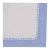 Linen Border Light Blue Napkin Cocktail - 20 count