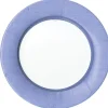 Linen Border Paper Dinner Plates in Lavender - 8 Per Package
