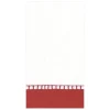 Linen Border Paper Guest Towel Napkins in Red - 15 Per Package