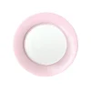 Linen Border Paper Salad & Dessert Plates in Petal Pink - 8 Per Package