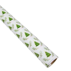 Little Christmas Trees Gift Wrap - One 30" X 8' Roll