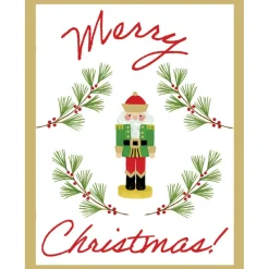 Little Nutcracker Foil Enclosure Cards & Envelopes - 4 Mini Cards & 4 Envelopes