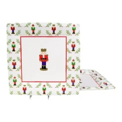 Little Nutcracker Sq Dinner Plates - 8 Per Package