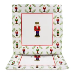 Little Nutcracker Sq Dinner Plates - 8 Per Package