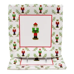 Little Nutcracker Sq Salad & Dessert Plates - 8 Per Package