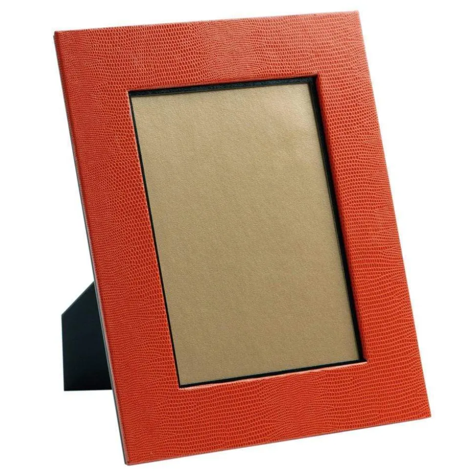 Lizard 5" x 7" Picture Frame in Orange - 1 Each