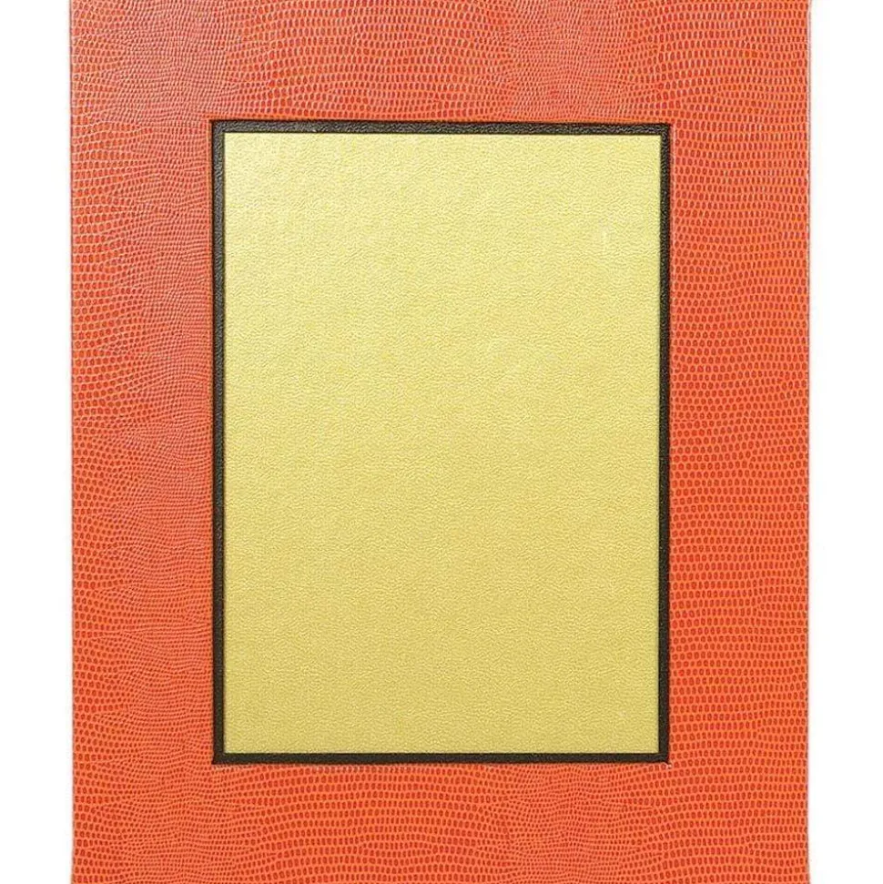Lizard 5" x 7" Picture Frame in Orange - 1 Each