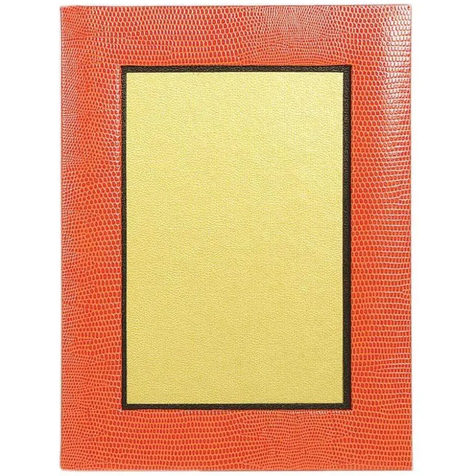 Lizard 4" x 6" Picture Frame in Orange - 1 Each