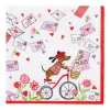 Love Notes Cocktail Napkins - 20 Per Package