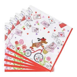 Love Notes Luncheon Napkins - 20 Per Package