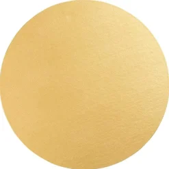 Luster Round Felt-Backed Placemat in Gold - 4 Each