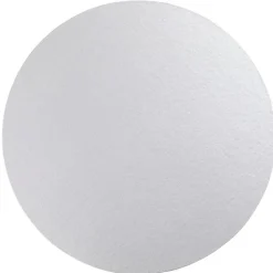 Luster Round Felt-Backed Placemat in Silver - 4 Each