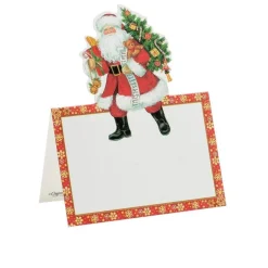 Lynn Haney Santa Place Cards Die Cut Package 8 In