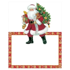 Lynn Haney Santa Place Cards Die Cut Package 8 In
