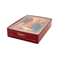 Madonna And Child With Saint John Small Boxed Christmas Cards - includes 15 cards & envelopes