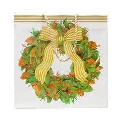 Magnolia Wreath Gift Bags - includes 1 Gift Bags