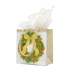 Magnolia Wreath Gift Bags - includes 1 Gift Bags