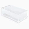 Mahjong Acrylic Tile Box - Clear Lid