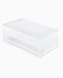 Mahjong Acrylic Tile Box - Clear Lid