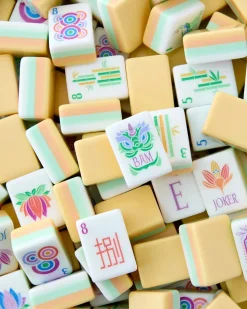 Mahjong Tile Set - Sorbet