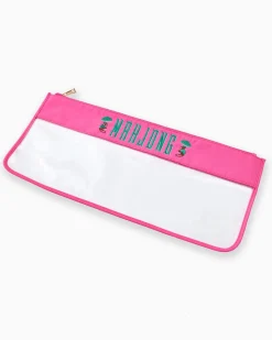 Mahjong Tile Storage Bag - Pink Monkey