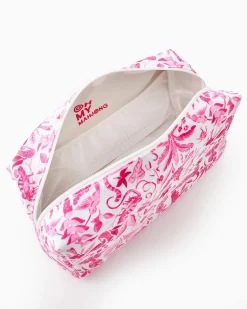 Mahjong Tile Storage Bag - Amazon Pink