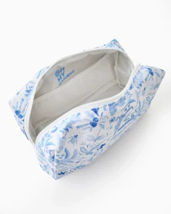 Mahjong Tile Storage Bag - Amazon Blue