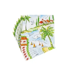 Mallorca Boxed Cocktail Napkins - 40 Per Box