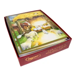 Manger Scene Boxed Christmas Cards - 15 Christmas Cards & 15 Envelopes