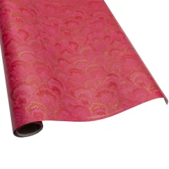 Marbled Ceramica Fuchsia & Gold Roll Wrap - includes 1 Roll