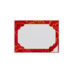 Marbled Ceramica Fuchsia Adhesive Labels - includes 12 Adhesive Labels