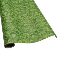 Marbled Ceramica Green & Gold Roll Wrap - includes 1 Roll Wrap