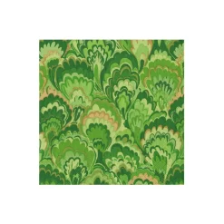 Marbled Ceramica Green Cocktail Napkins - includes 12 Cocktail Napkins