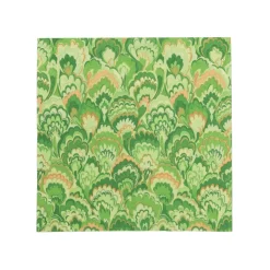 Marbled Ceramica Green Cocktail Napkins - includes 12 Cocktail Napkins