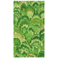 Marbled Ceramica Green Guest Towels - includes 15 Guest Towels