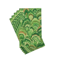 Marbled Ceramica Green Guest Towels - includes 15 Guest Towels