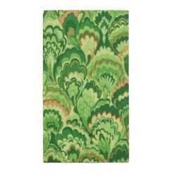 Marbled Ceramica Green Guest Towels - includes 15 Guest Towels