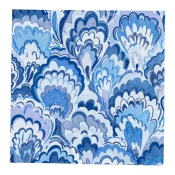 Marbled Ceramica Indigo Cocktail Napkins - 20 Per Package