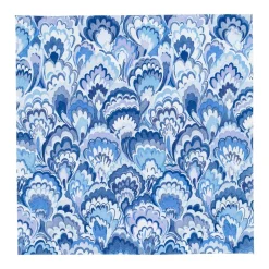 Marbled Ceramica Indigo Cocktail Napkins - 20 Per Package