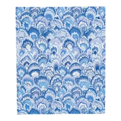Marbled Ceramica Indigo Guest Towel Napkins - 15 Per Package