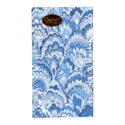 Marbled Ceramica Indigo Guest Towel Napkins - 15 Per Package