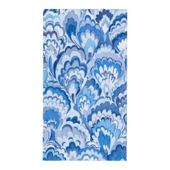 Marbled Ceramica Indigo Guest Towel Napkins - 15 Per Package