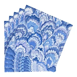 Marbled Ceramica Indigo Luncheon Napkins - 20 Per Package