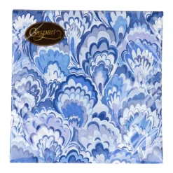 Marbled Ceramica Indigo Luncheon Napkins - 20 Per Package