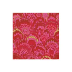 Marbled Ceramica Red & Fuchsia Cocktail Napkin - package of 20