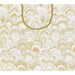 Marbled Ceramica Silver & Gold Gift Bags - includes 1 Gift Bags